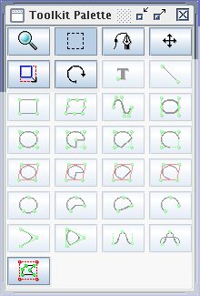 palette d’outils de dessin